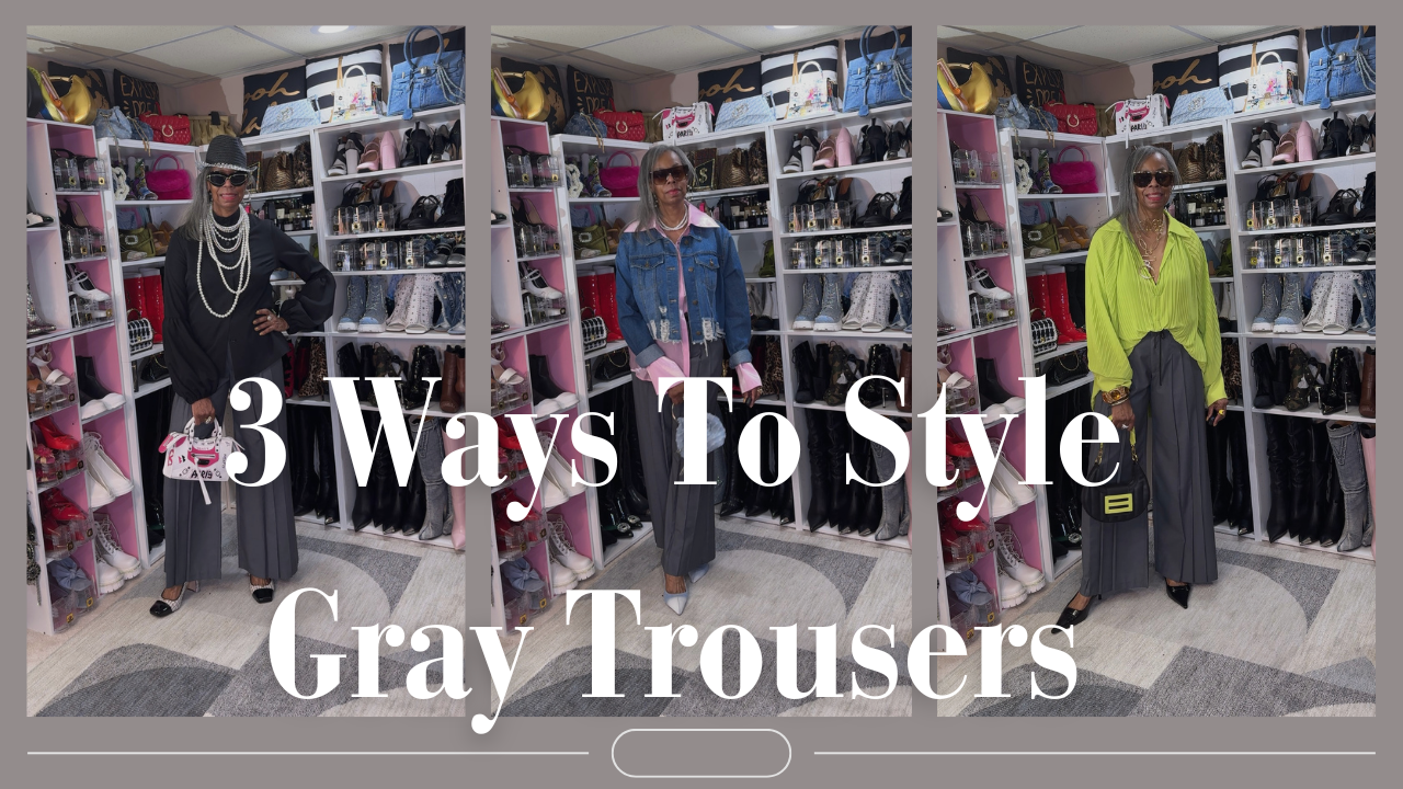 3 Ways to Style Gray Trousers for Spring Small